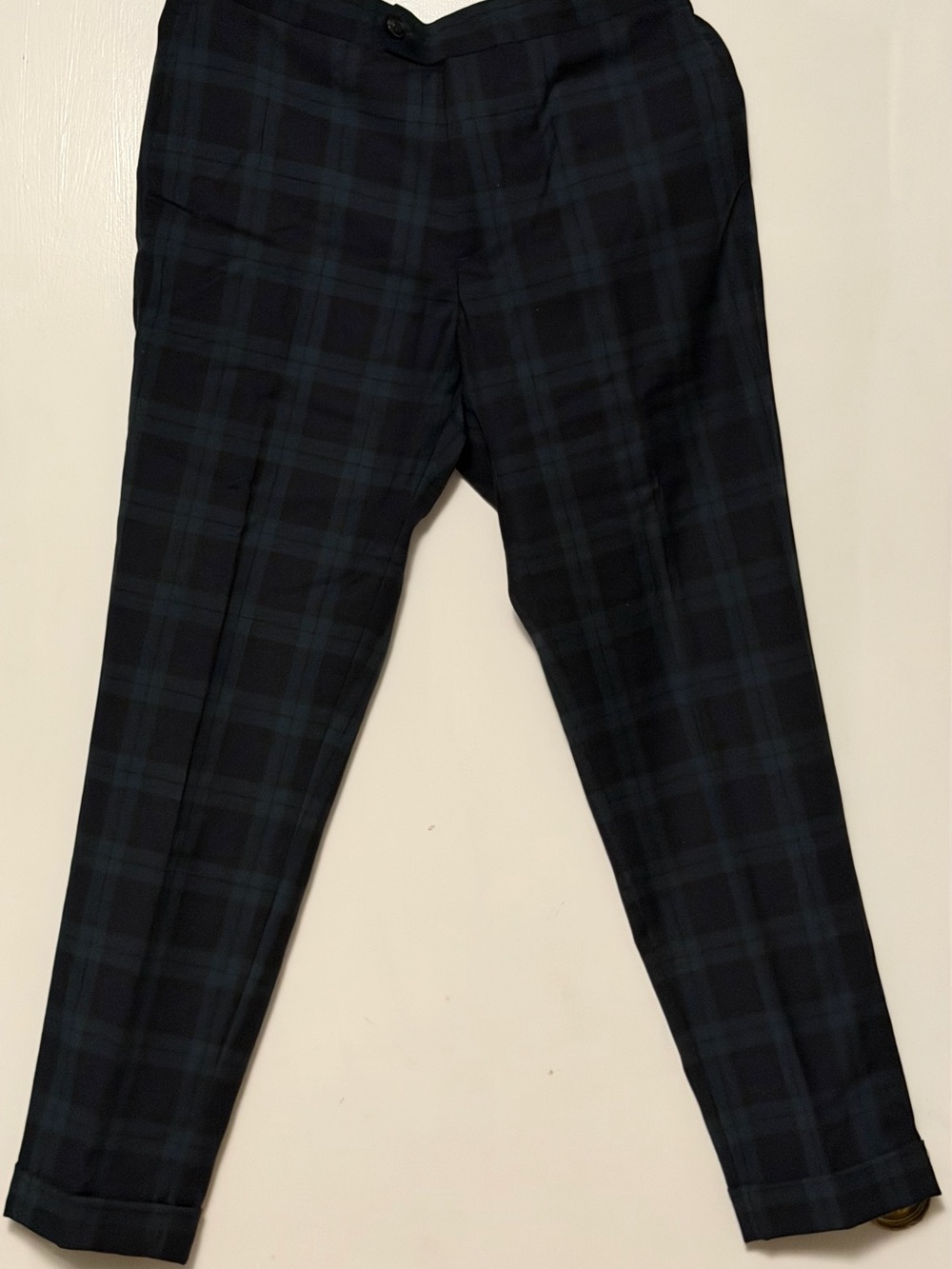 H&M Dress Pants in Black Watch Plaid - 34x28